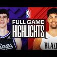 KINGS at TRAIL BLAZERS | FULL GAME HIGHLIGHTS | April 12, 2026