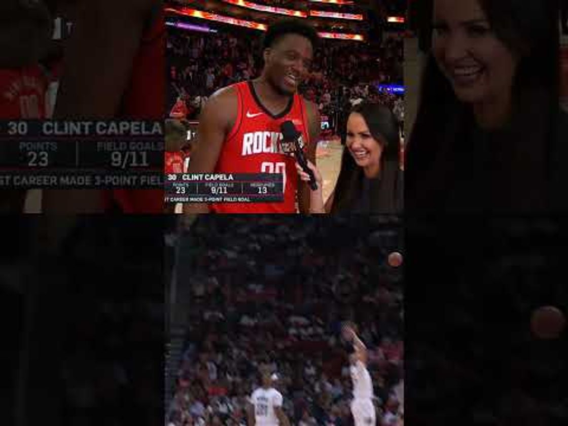 Clint Capella couldn’t believe he drilled the three 🤩‼️