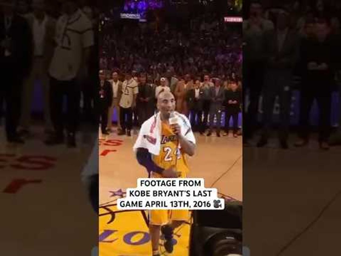 Take a look back at some captured moments from Kobe Bryant’s last game on April 13th, 2026 👏 ⏪