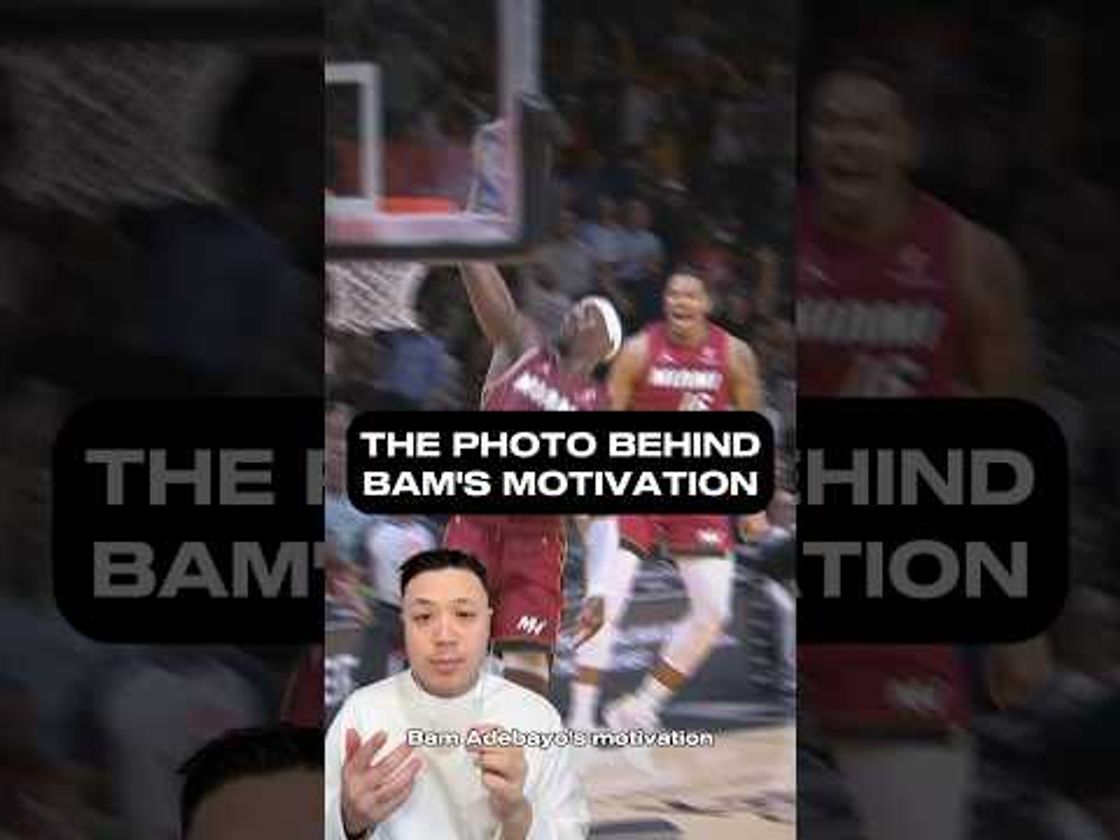 How Bam Adebayo used one photo as motivation to build a versatile skillsets in the NBA? 📸🏀