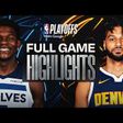 #6 TIMBERWOLVES at #3 NUGGETS | FULL GAME 2 HIGHLIGHTS | April 20, 2026