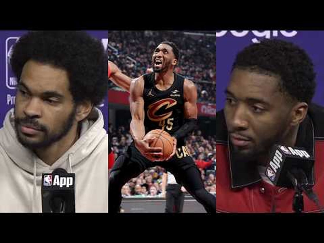 "He's a maniac. He's a maniac. He headbutted dude" Donovan Mitchell & Jarrett Allen on Game 7 Win