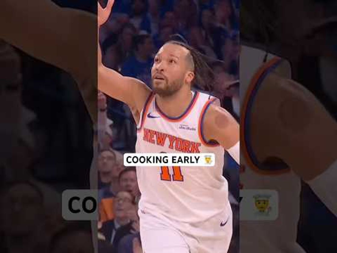 Jalen Brunson is cooking early