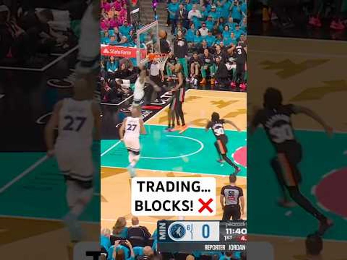 Wemby & Rudy Gobert showing off the defense!