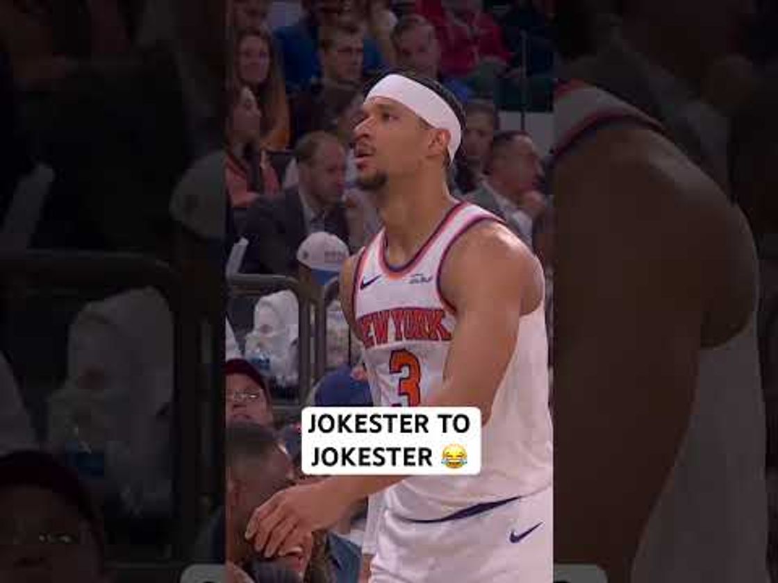 Josh Hart unties Jimmy Fallons shoes 😂