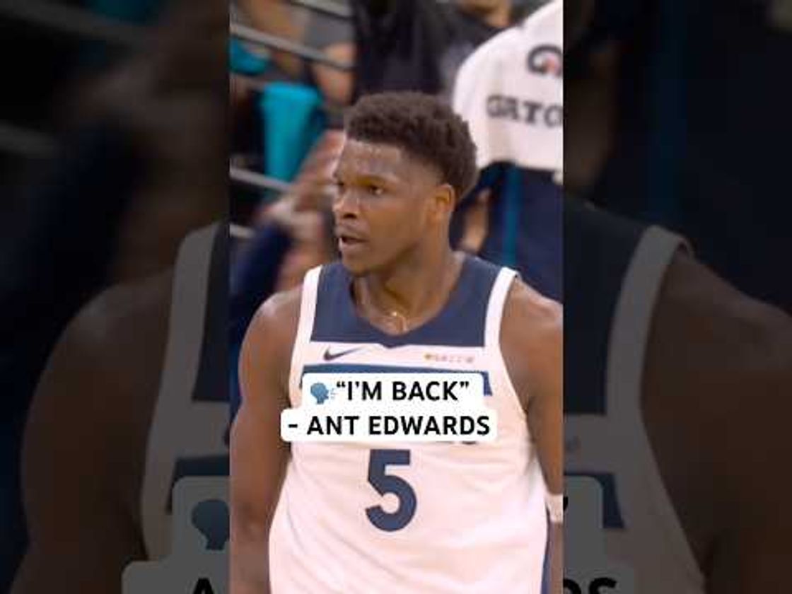 Ant letting everyone know he’s back! 😤