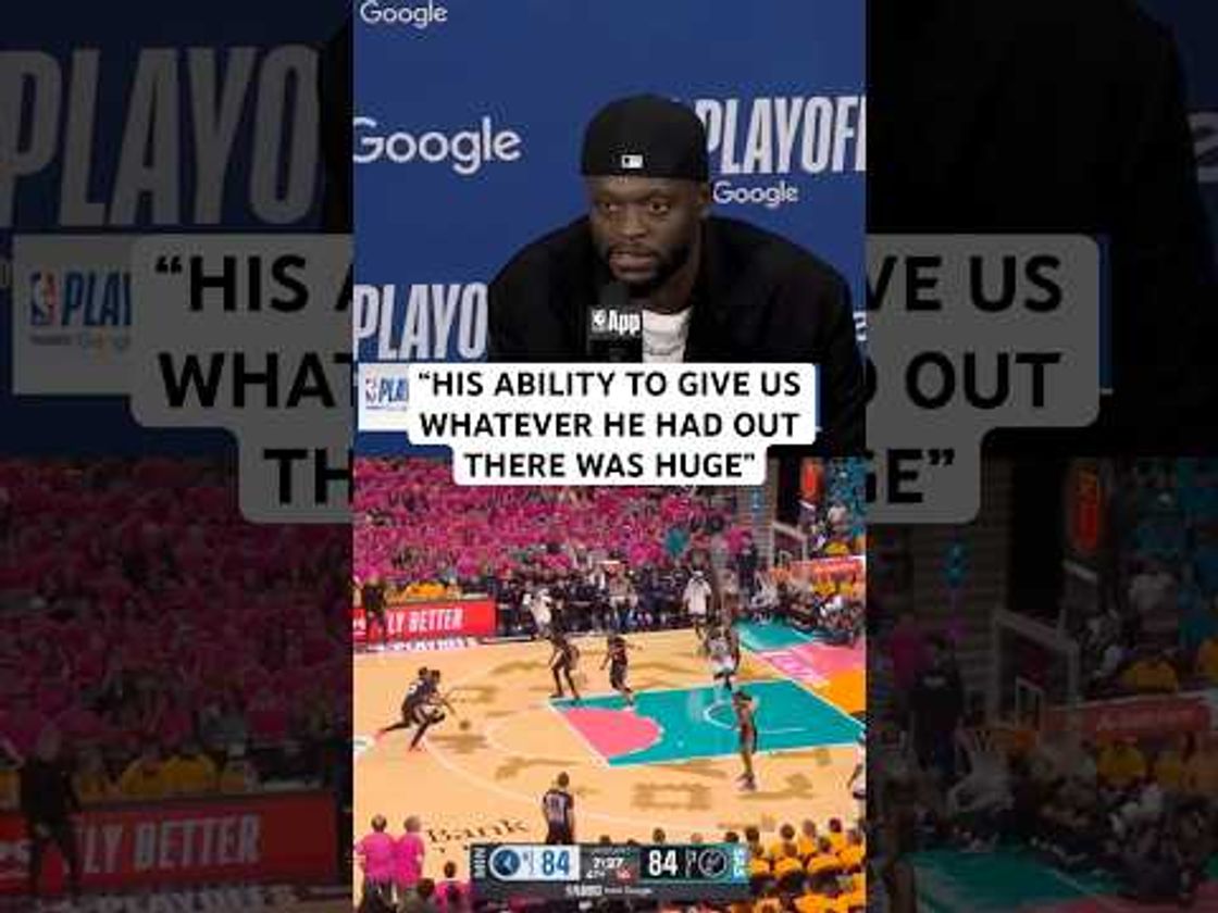 Julius Randle on Anthony Edwards tough shot making