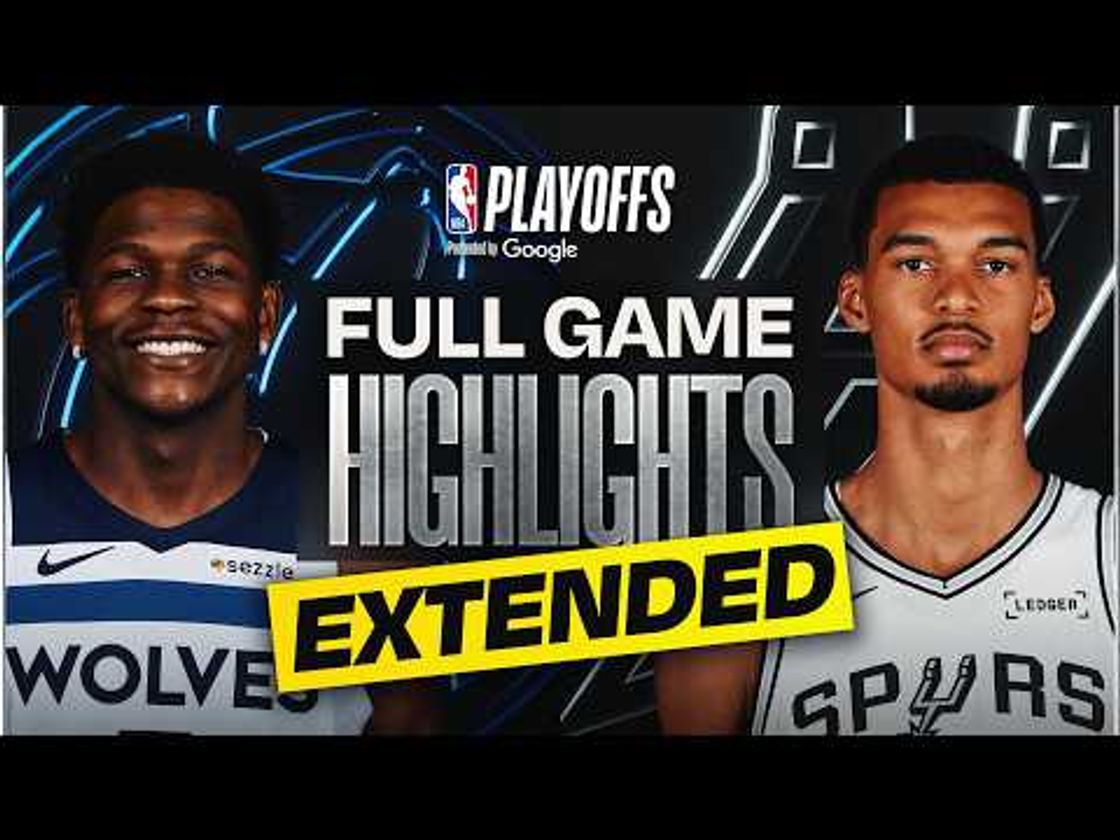 EXTENDED: #6 TIMBERWOLVES at #2 SPURS | FULL GAME 1 HIGHLIGHTS | May 4, 2026
