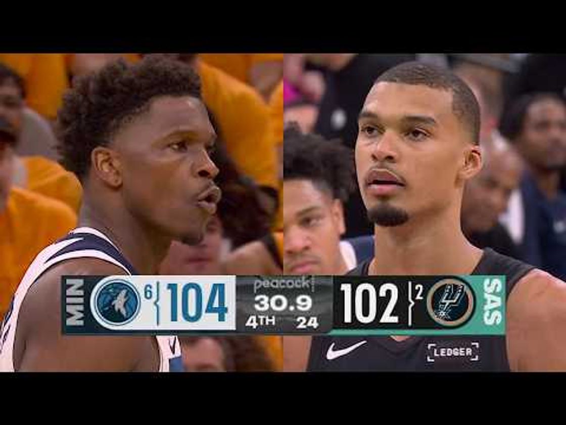 Final 2:16 WILD ENDING #6 Timberwolves vs #2 Spurs | May 4, 2026