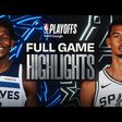 #6 TIMBERWOLVES at #2 SPURS | FULL GAME 5 HIGHLIGHTS | May 12, 2026
