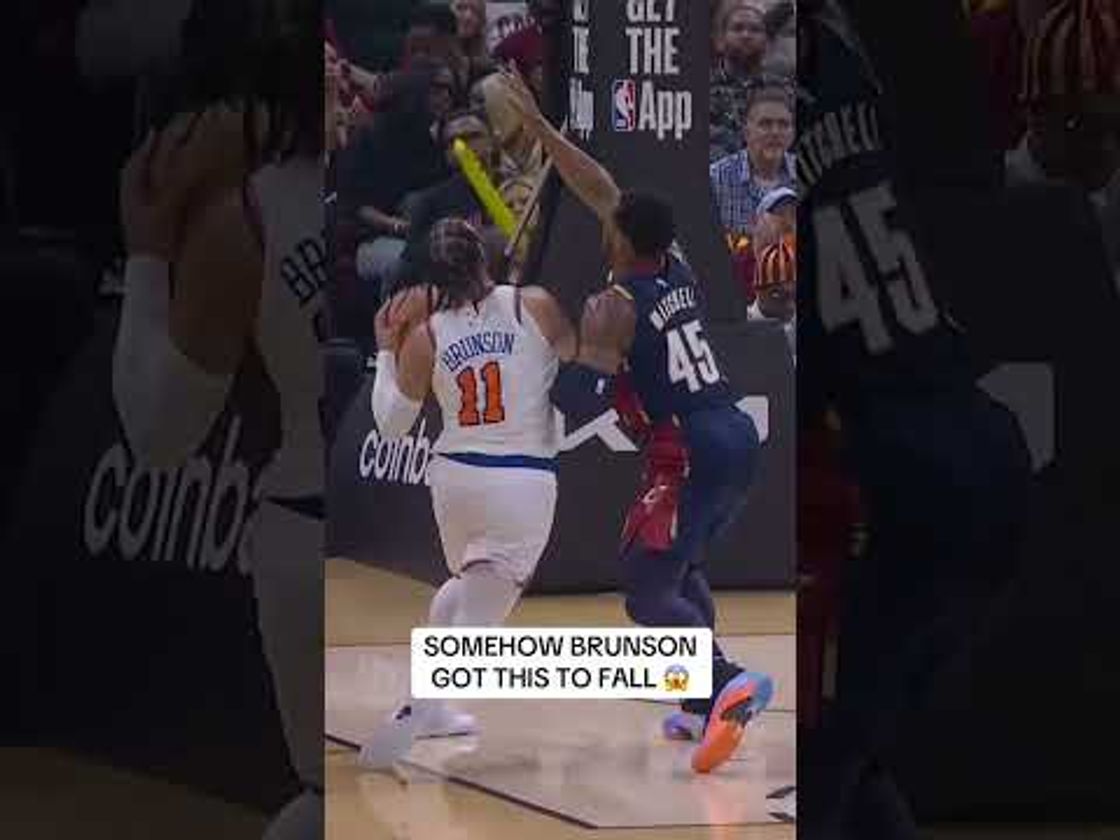 TOUGH bucket by Brunson 🔥