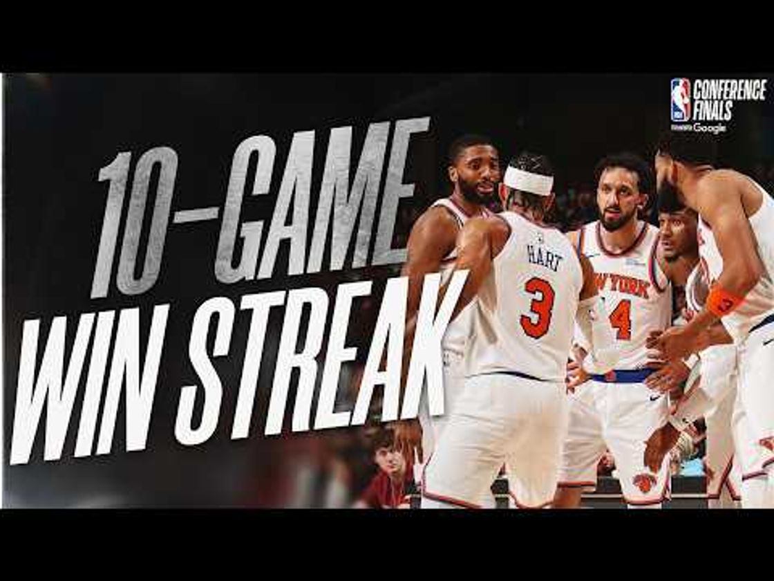 The TOP Plays of the Knicks 10-Game Playoff Win Streak 🔥