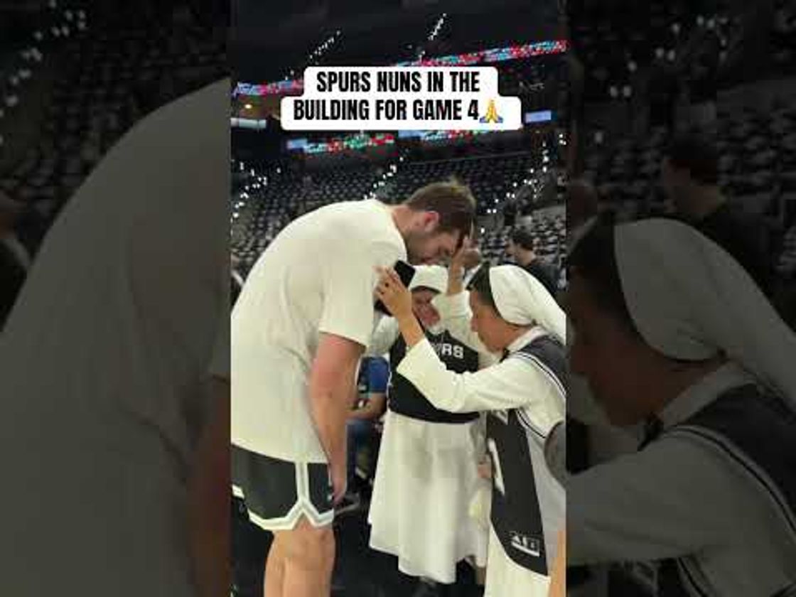 Just some nuns in San Antonio here to support their Spurs in Game 4🙏