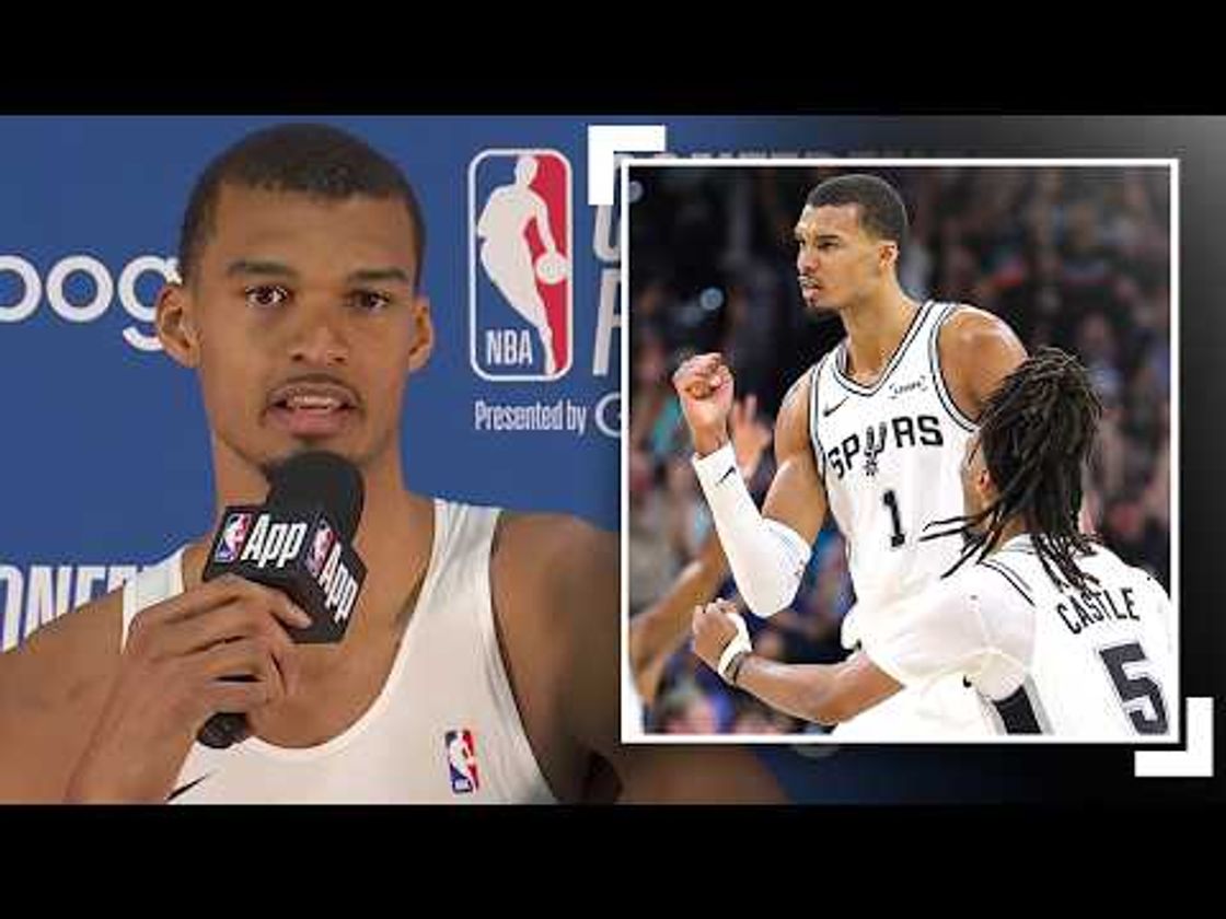 Wemby Sounds Off After Dominant Game 4 Performance vs Thunder 👽 | May 24, 2026
