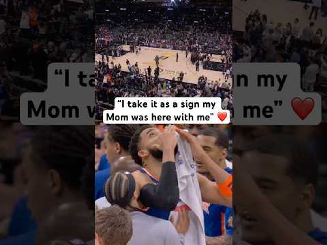 KAT says his Mom was with him and the team on that final possession of Game 2