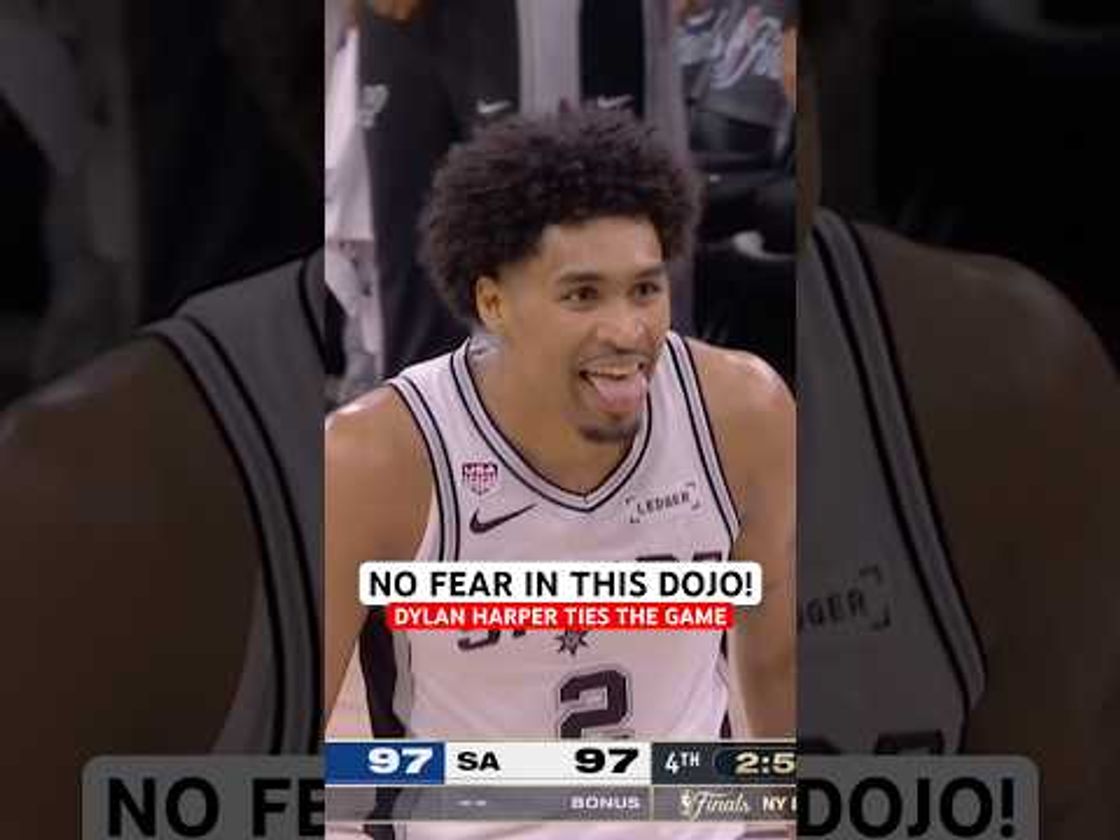 Dylan Harper showing that he isn’t afraid of the moment