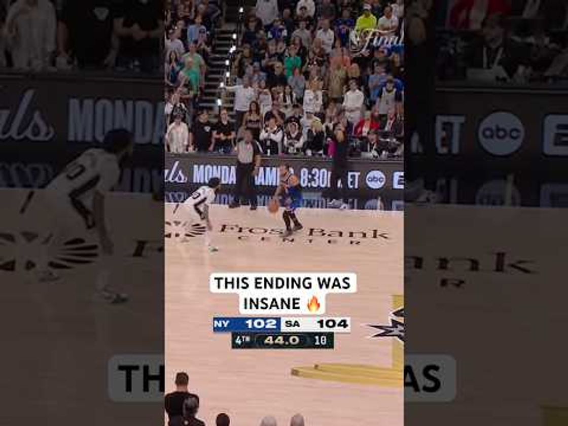 Spurs vs Knicks Game 2 of the NBA Finals was wild! 🔥