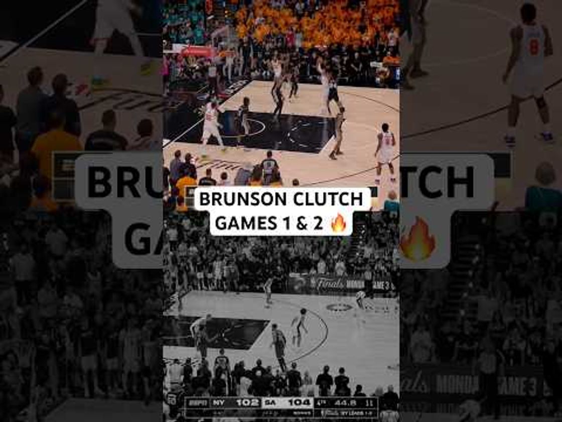 Both clutch buckets from Jalen Brunson in Games 1 & 2