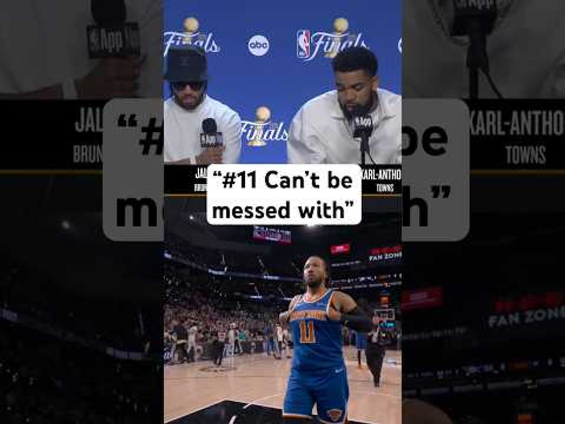 KAT showing Jalen Brunson love