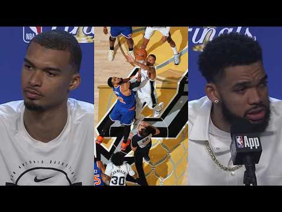 Knicks & Spurs Speak After WILD Game 2 of the 2026 NBA Finals!