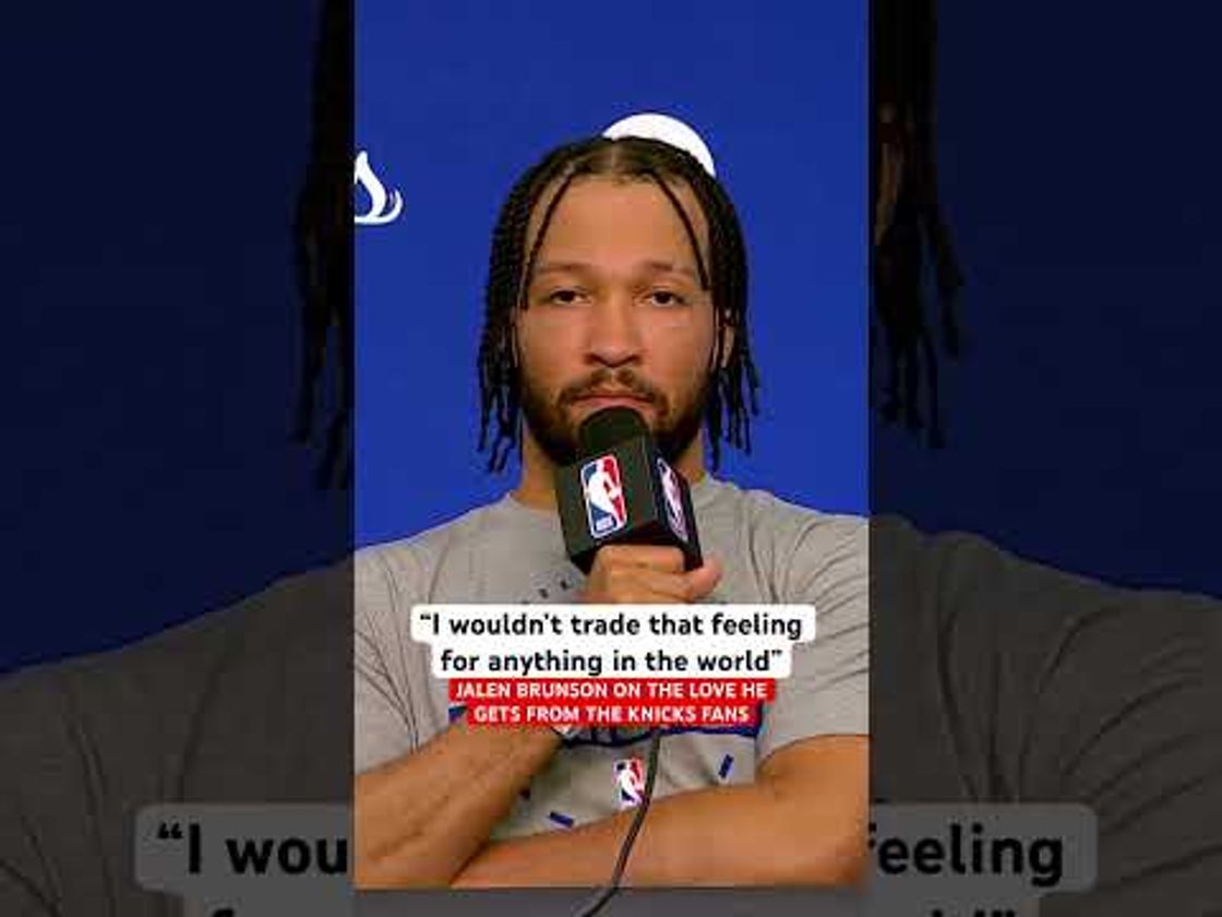 Jalen Brunson talks about what it’s like being a star player for the Knicks