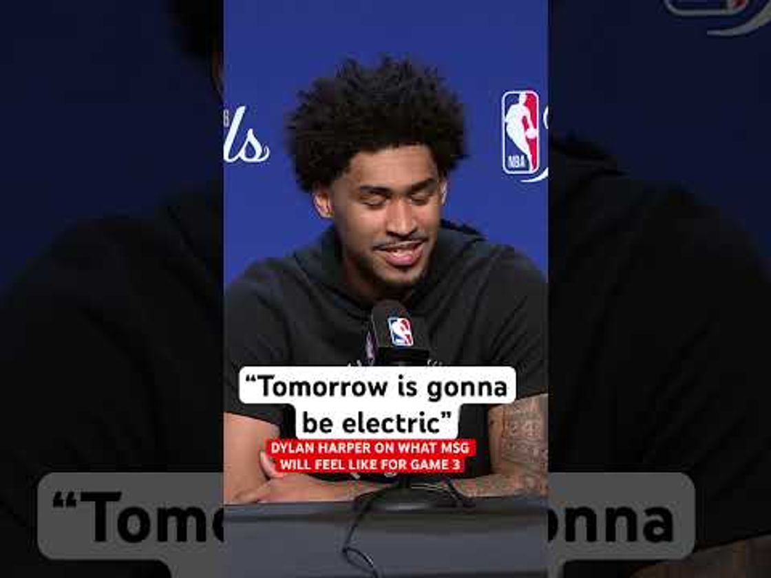 Dylan Harper knows MSG will be rocking! ⚡️