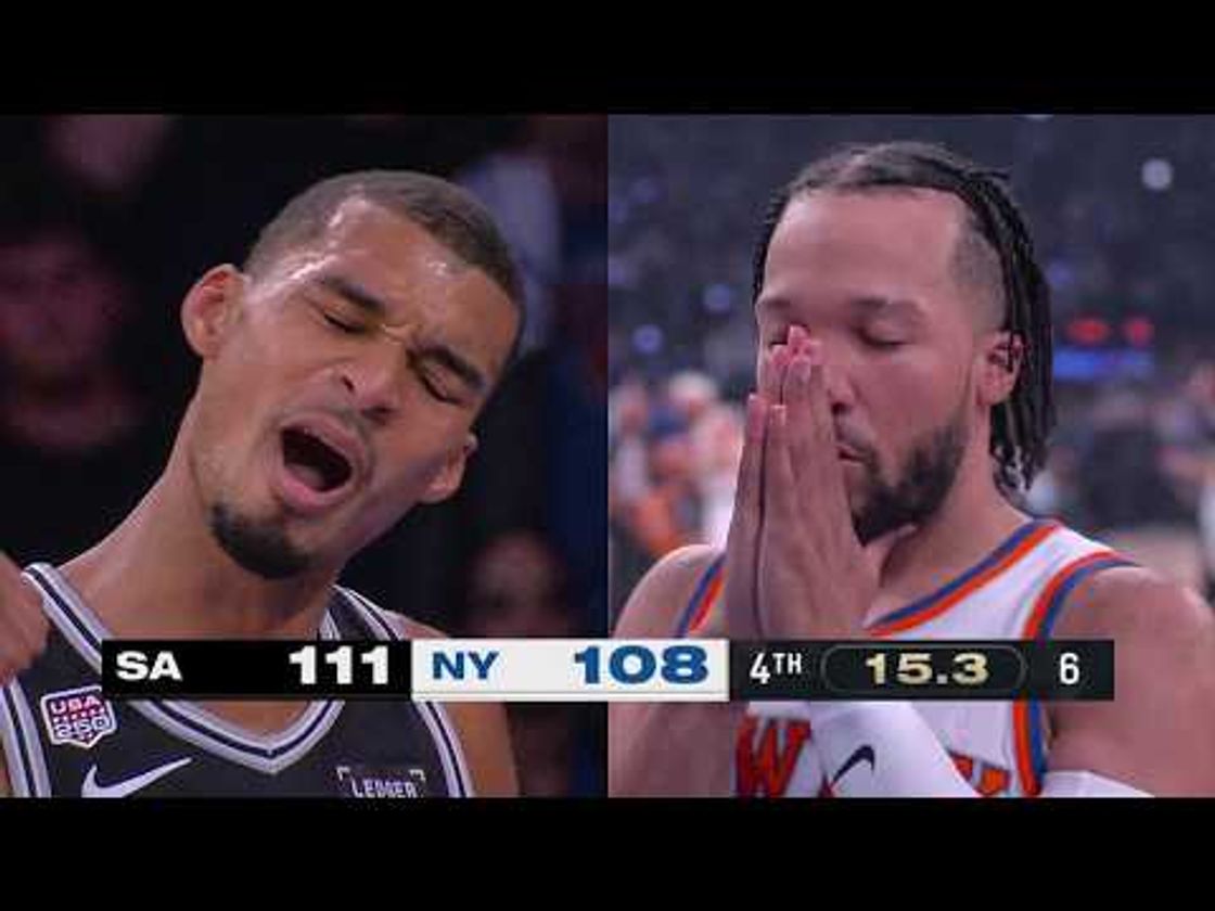 Final 4:50 WILD ENDING #2 Spurs at #3 Knicks Game 3 of the NBA Finals | June 8, 2026