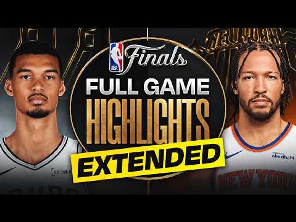 EXTENDED: #2 SPURS at #3 KNICKS | NBA FINALS GAME 4 HIGHLIGHTS | June 10, 2026