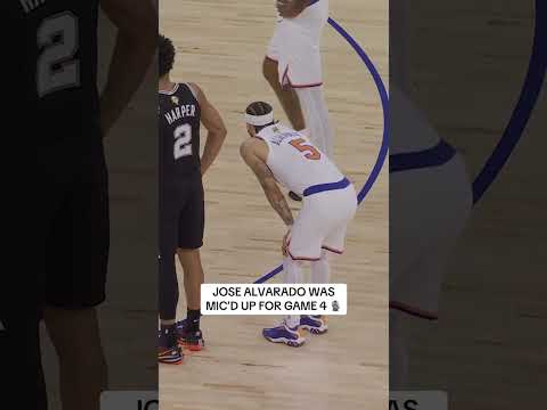 Listen in to the best of Jose Alvarado Mic’d Up during Game 4 🎙️
