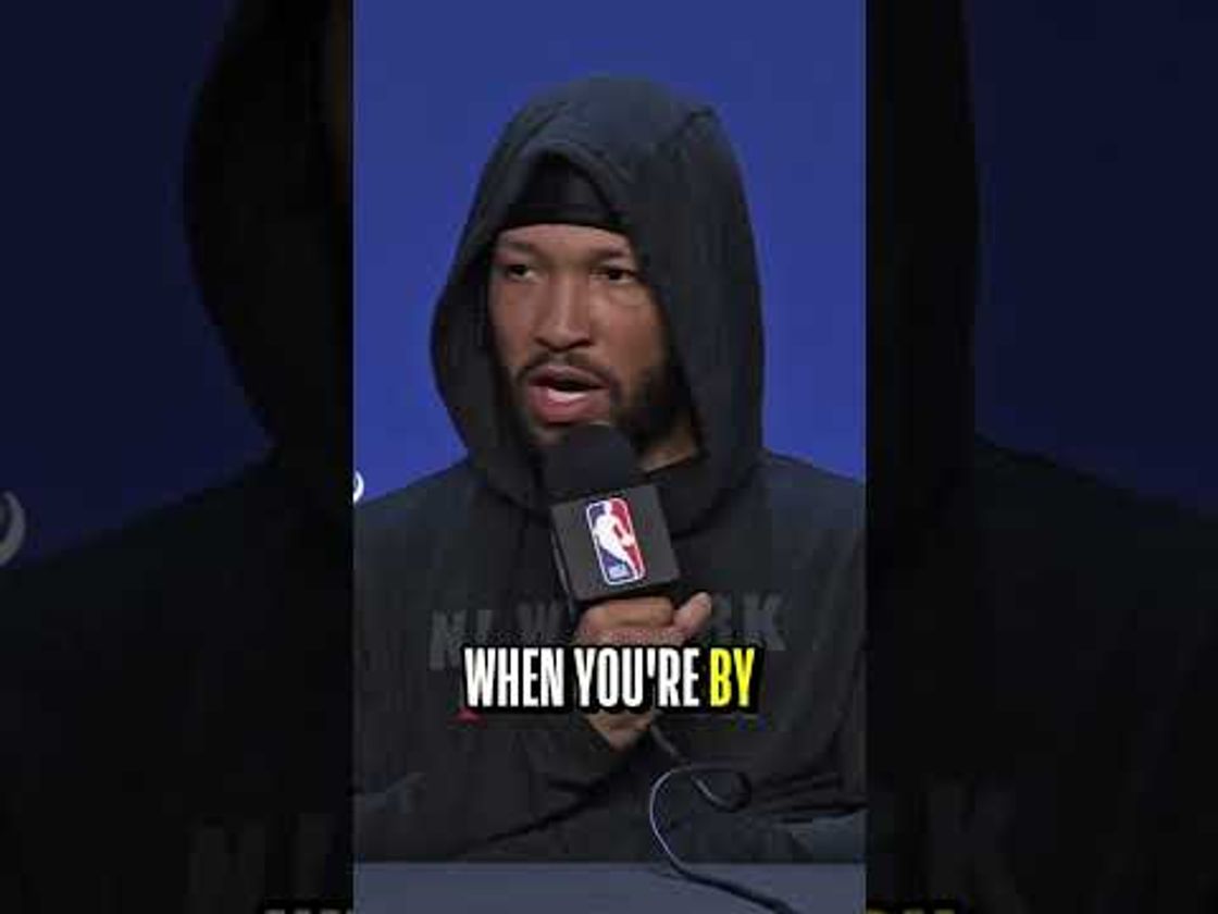 NBA Player Correspondent Kon Knueppel asks Jalen Brunson about what makes a winning player 🏀