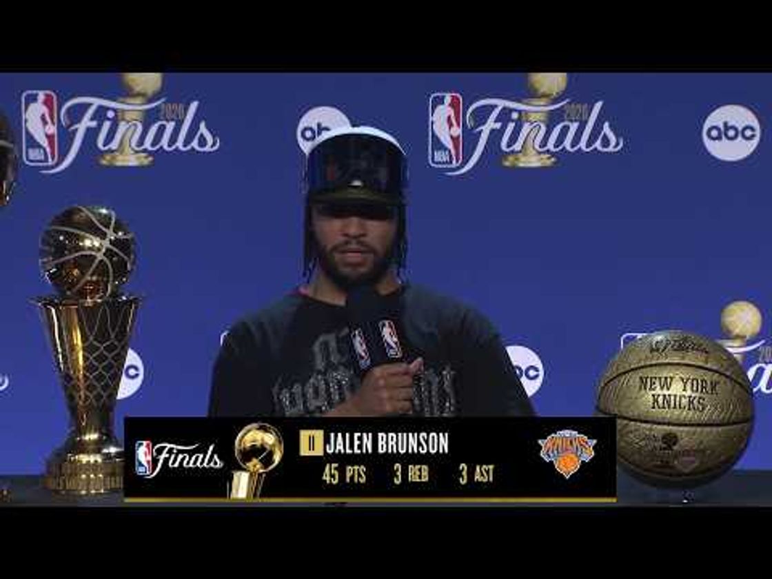 Jalen Brunson Reflects After Legendary 45-PT Finals Performance & Knicks' Championship Run 🗽