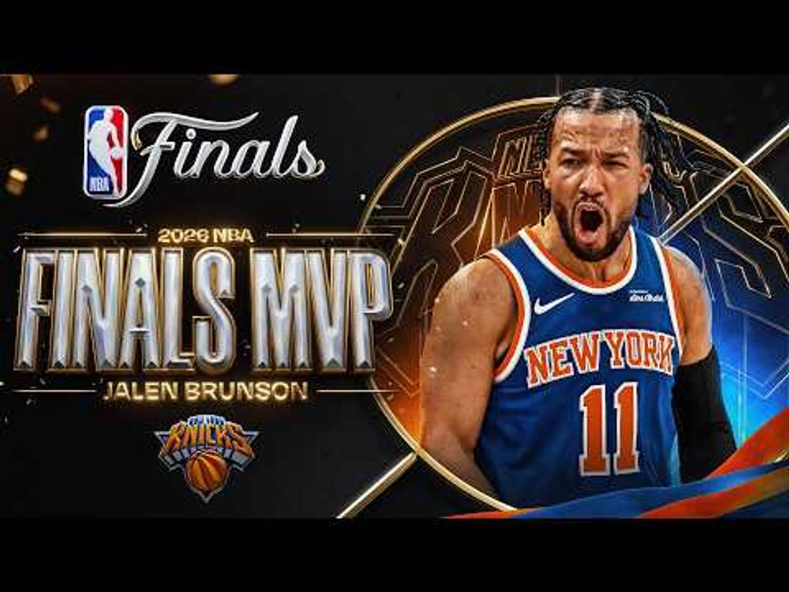 Jalen Brunson is the 2026 NBA Finals MVP 🏆 | 32.6 PPG, 4.6 APG, 4.2 RPG