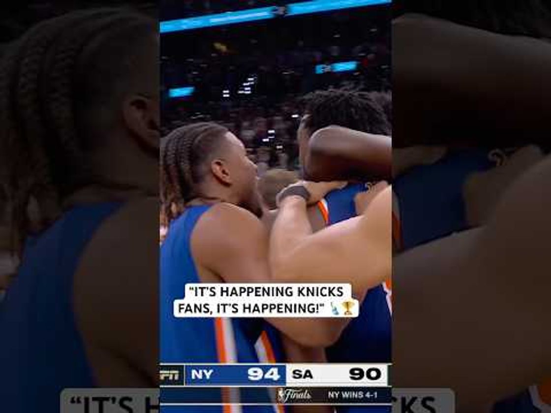 The Knicks radio call was electric