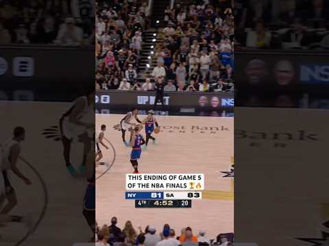 This ending of Game 5 of the NBA Finals was WILD! 🔥🏆