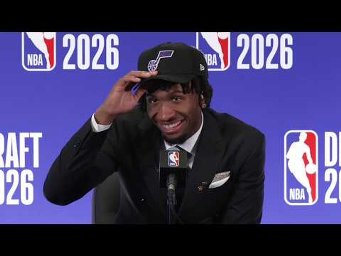 #2 Overall Pick Darryn Peterson's 2026 NBA Draft Press Conference