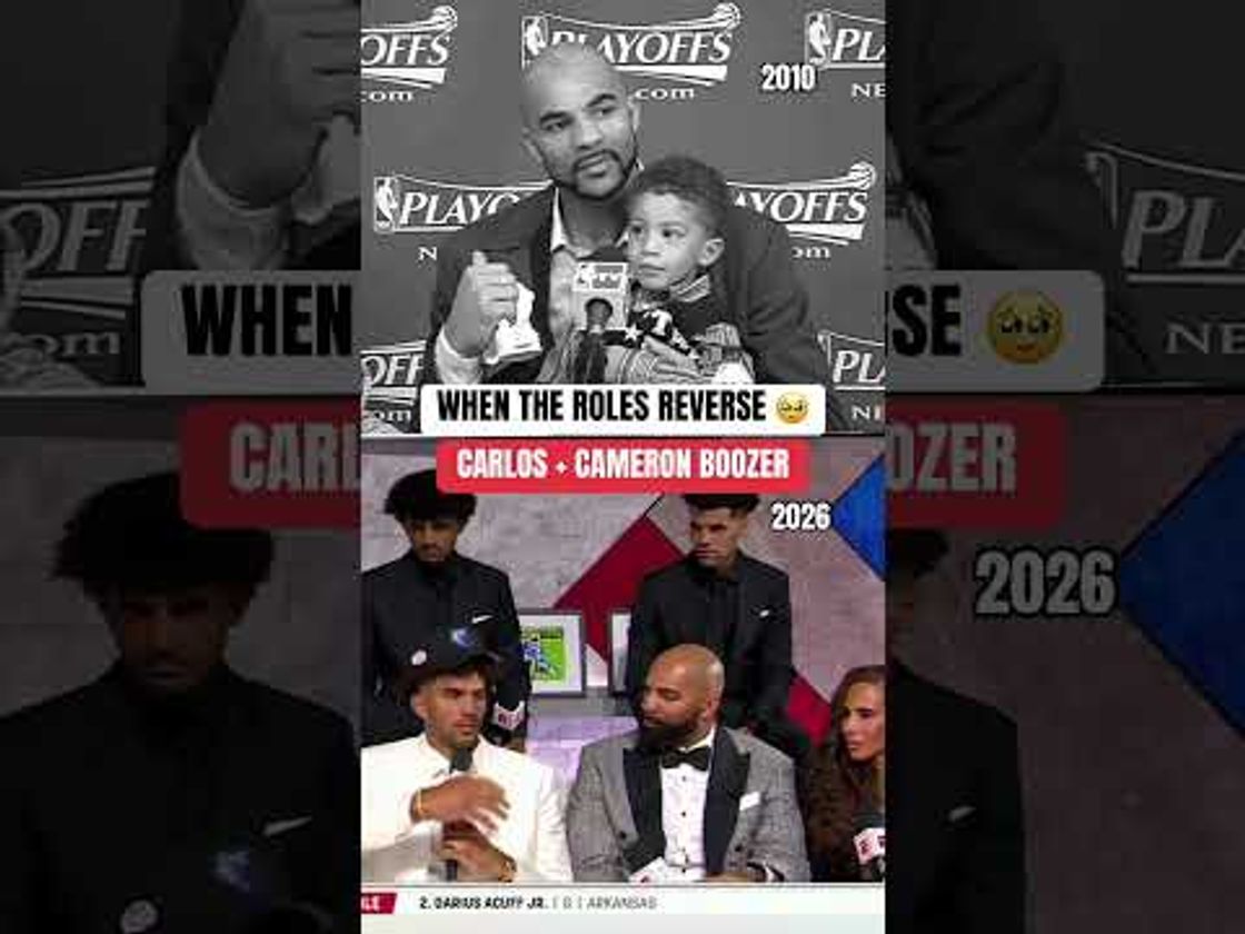 The roles were reversed at the NBA Draft 👀
