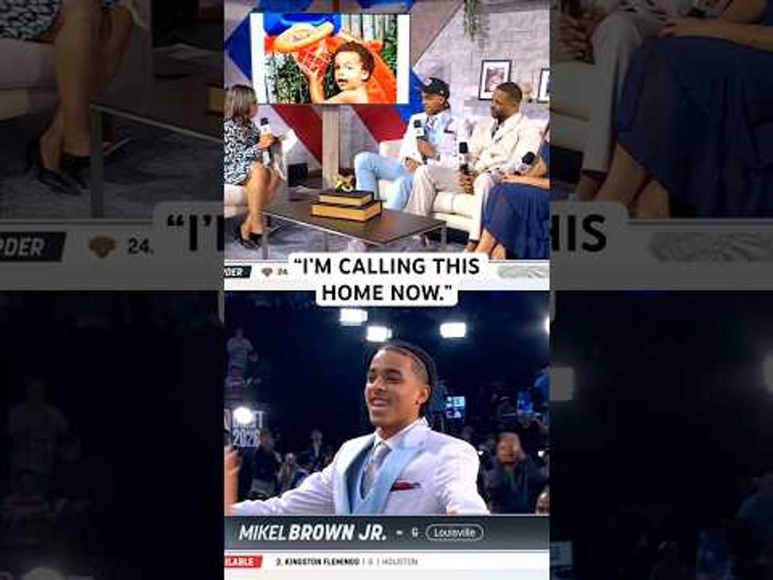 Mikel Brown Jr.'s reaction to getting drafted by Brooklyn... in Brooklyn