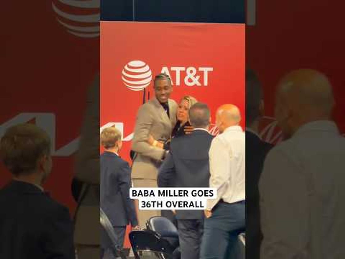 All smiles from Baba Miller at the 2026 NBA Draft