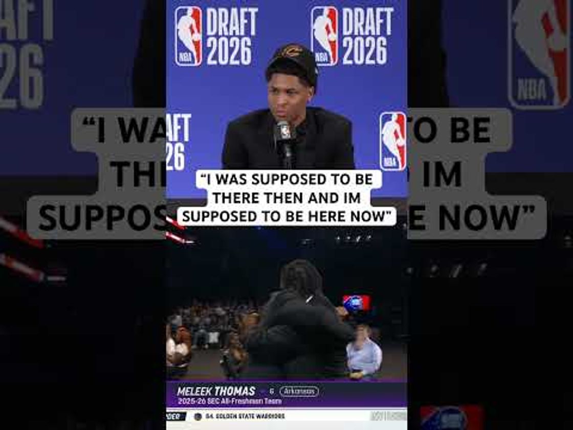 Maleek Thomas on his being drafted in the same building he was an All-American 💪