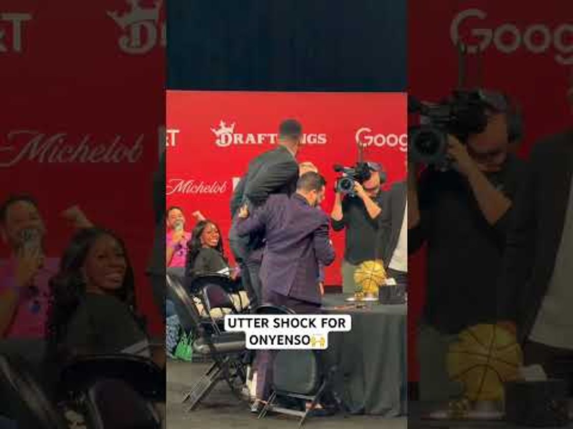 Ugonna Onyenso is in pure shock as he goes 53rd overall in the 2026 NBA Draft