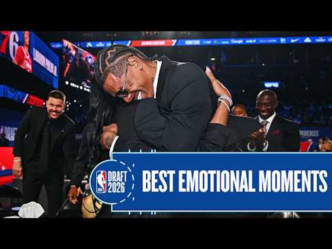 The Most Emotional Moments of the 2026 NBA Draft