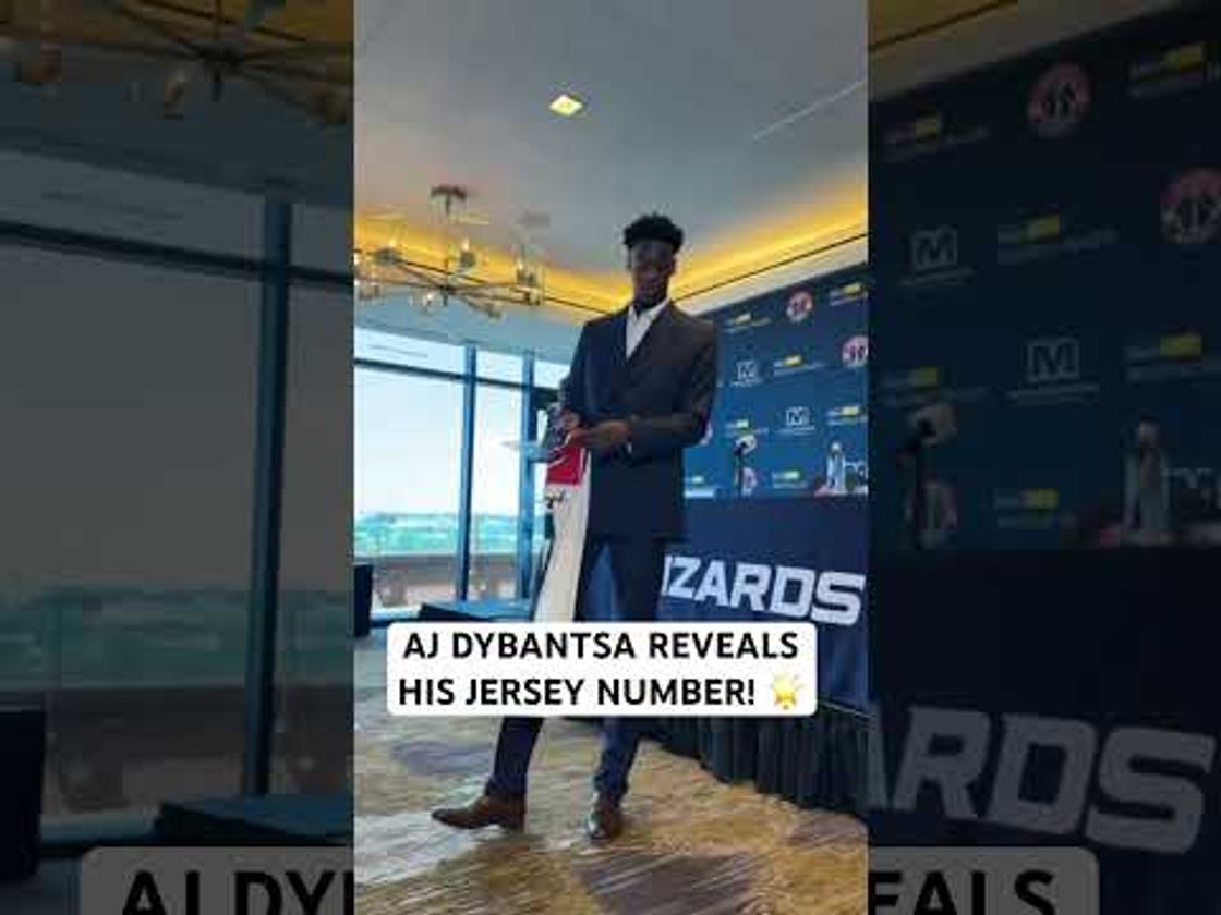 AJ Dybantsa reveals his jersey number 4️⃣ for the first time