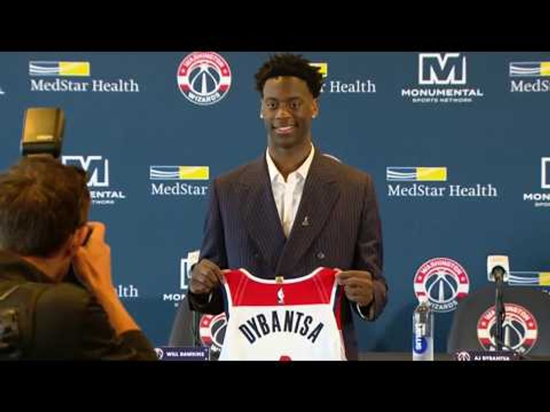 No. 1 Overall Pick AJ Dybantsa FULL Washington Wizards Introductory Press Conference