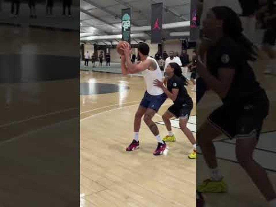 Chris Paul and Jayson Tatum go to work against the high-schoolers at their Elite Camp in Las Vegas 🏀