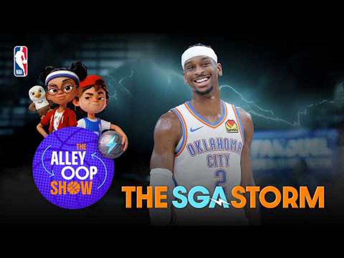 Alley & Oop Visit OKC! Learn about Shai Gilgeous-Alexander, Thunder History & More | NBA Kids Show