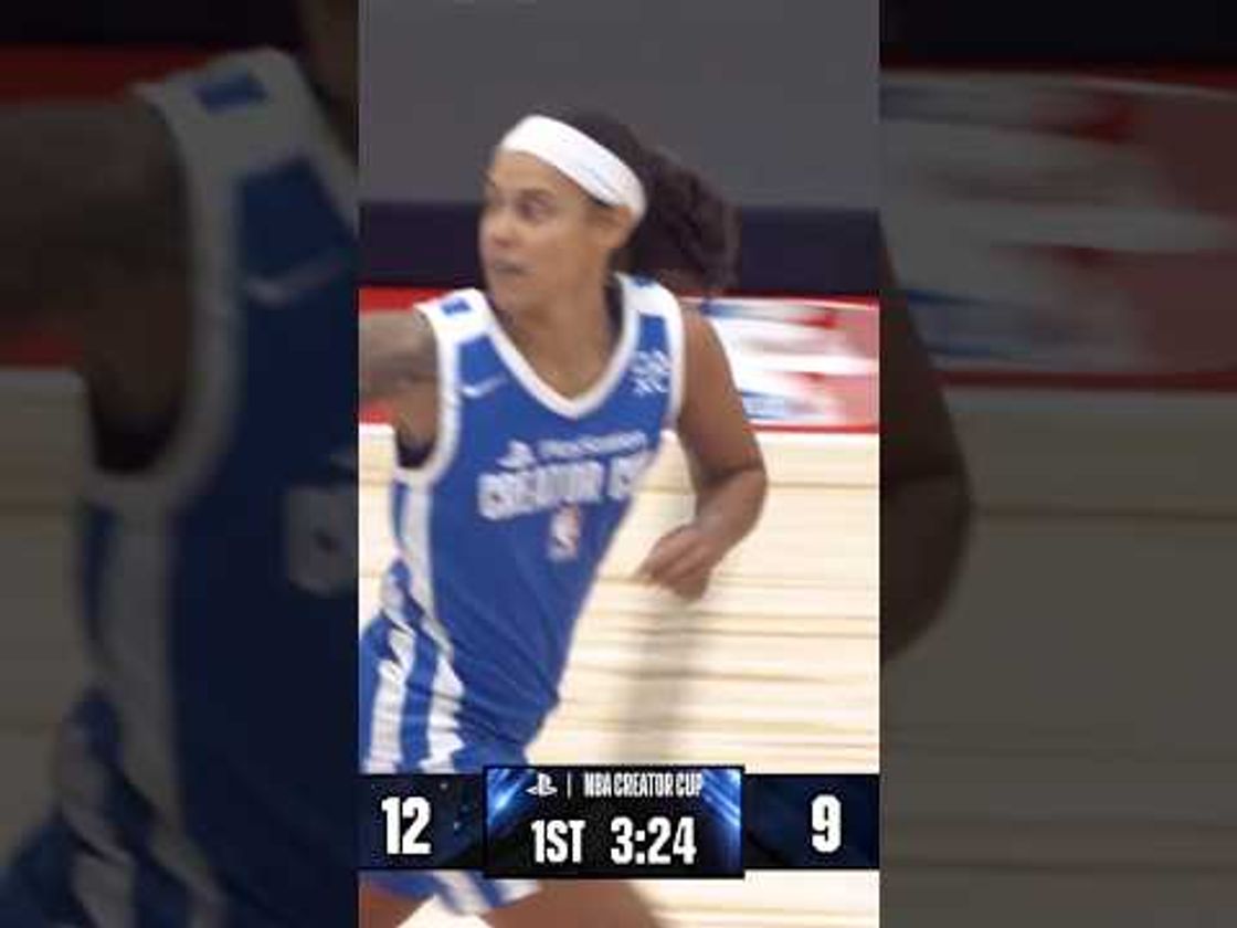 Bree Green always hits big buckets at the PlayStation NBA Creator Cup 👀