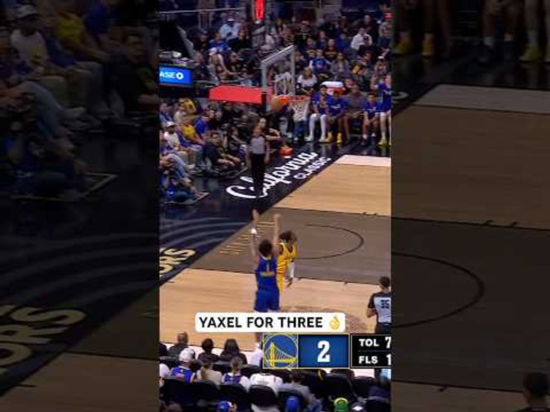 Yaxel Lendeborg knocks down his first Summer league three! 👌