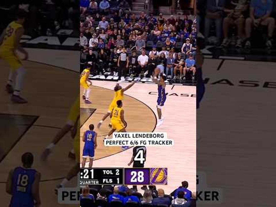 Yaxel Lendeborg was perfect from the field in his NBA summer league debut