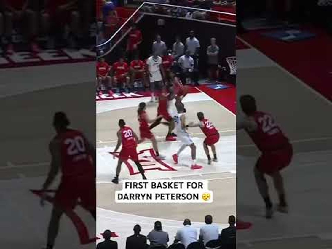 Darryn Peterson scores his first basket on his first touch of summer league 🔥