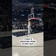 Victor Wembanyama Sinks a Full Court Shot During Warmups